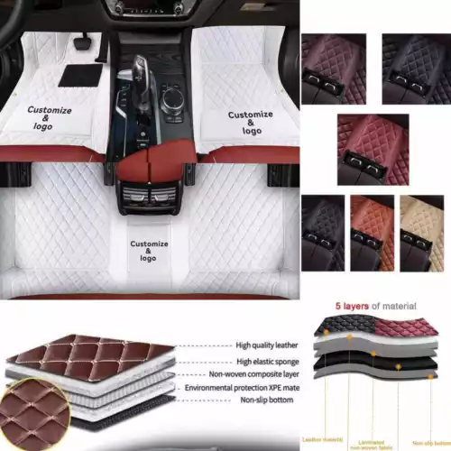 For Toyota Sequoia-Solara-Supra Car Floor Mats Custom Auto Carpets Waterproof - Imagen 11 de 40