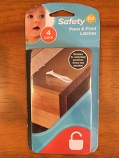Safety 1ST Press and Pivot Latches Package of 4  48446  NEW