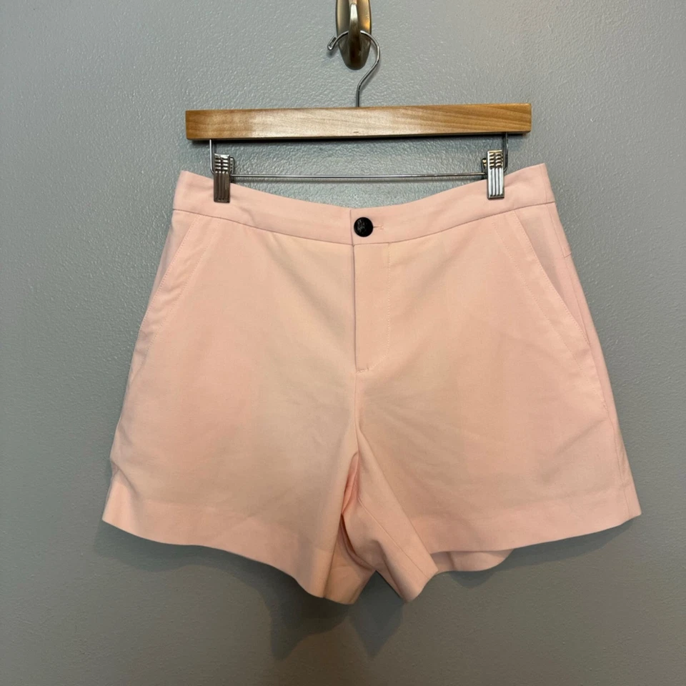 Pantalones Cortos RAG & BONE Mezcla Lana Salvia Rosa Talla 8 Mujer Informales Frente Plano Foto 2 de 4