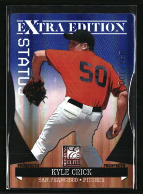 Kyle Crick 011 Donruss Elite Extra Edition Status #P-50/100 Baseball Card