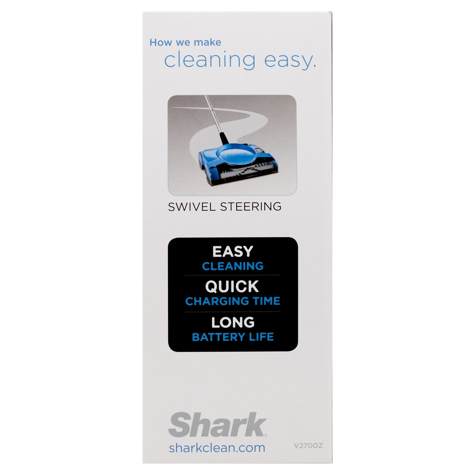 Shark Cordless Rechargeable Floor and Carpet Sweeper Motorized Brush ...