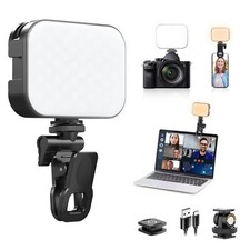 Ulanzi Vl100x Selfie Light Led Video Camera Light Portable Clip On Light Panel F