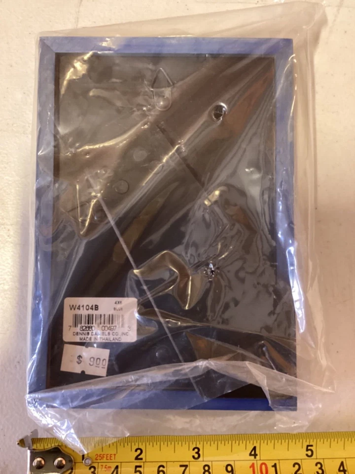 MARCO FOTO The Daniels Collection 4" x 6" Azul Nuevo en Embalaje Foto 3 de 4