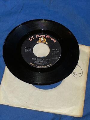 Rock 45 The Happenings - Music Music Music / When I Lock My Door On B.T. Puppy R