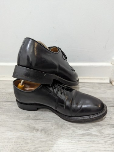 Loake Mens Leather Derby Shoe. UK8.5 Black Lace Up - Picture 3 of 7