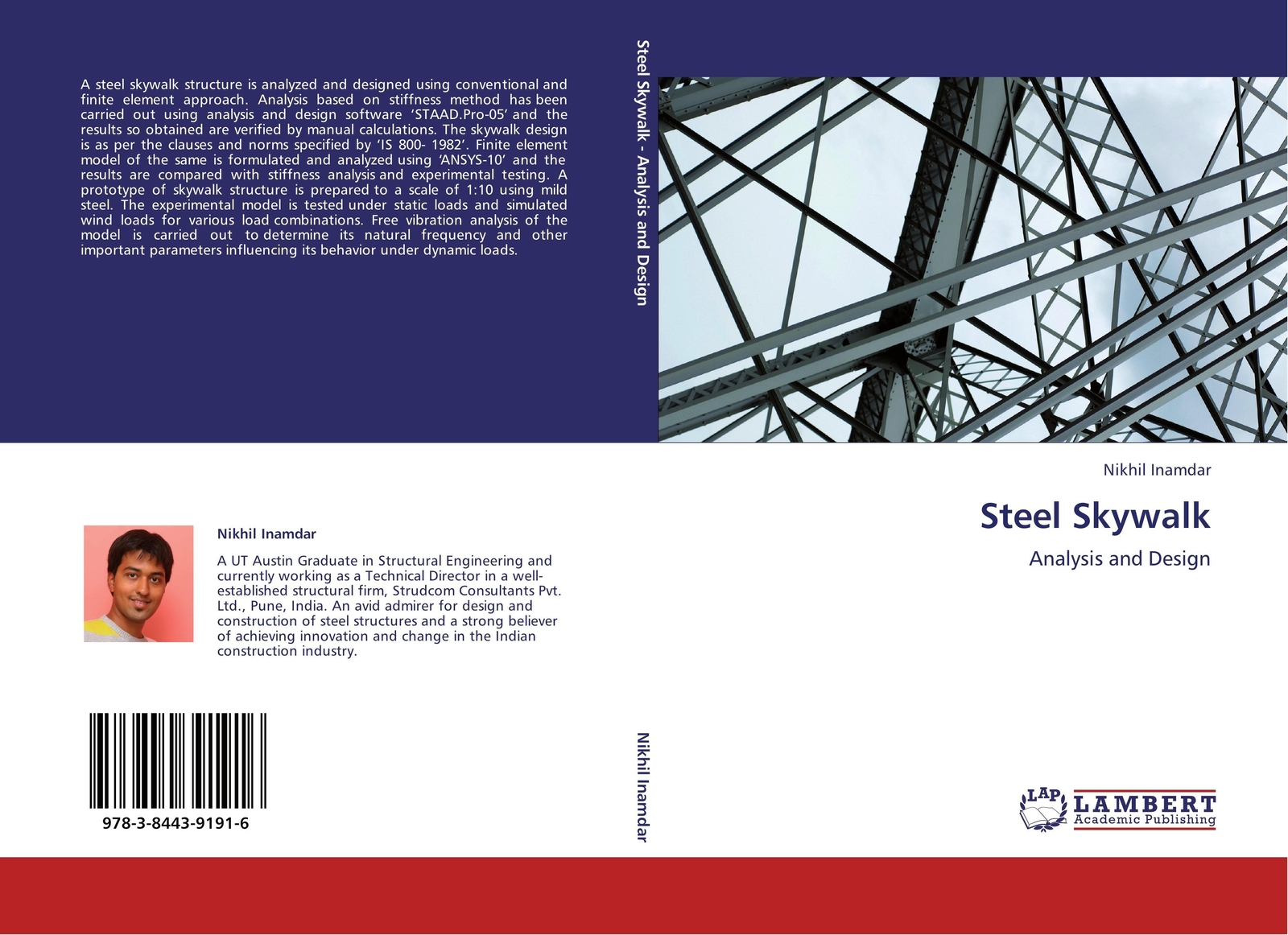 Thumbnail - Steel Skywalk | Analysis And Design | Nikhil Inamdar | Englisch |