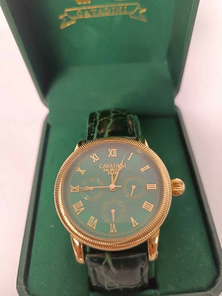 Cavadini Calender Uhr Unisex Grün  - Bild 2 von 4