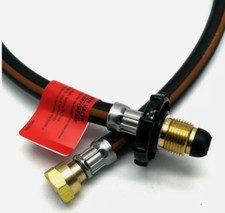 0.5 metre HANDWHEEL POL x W20 NRV PIGTAIL CARAVAN PROPANE GAS HOSE