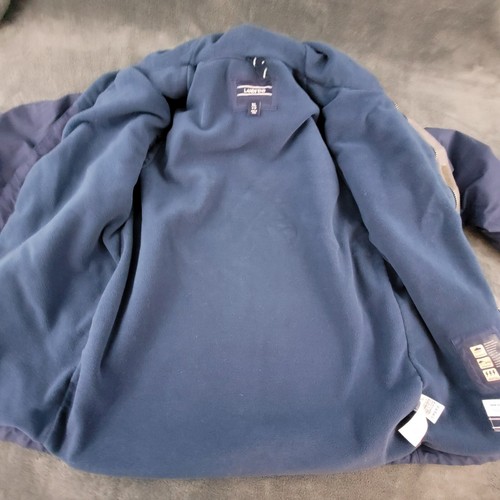 Lands' End Boys XL Squall Jacket Royal Navy Blue Winter Hooded - Picture 3 of 11