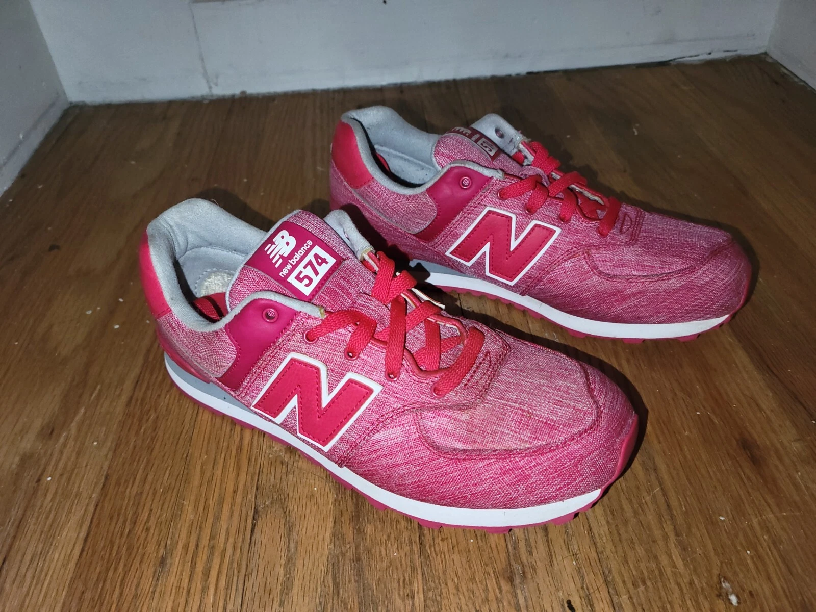 New Balance 574 scarpe da ginnastica 6 5 donna donna 8 rosa gioventù bambino grande