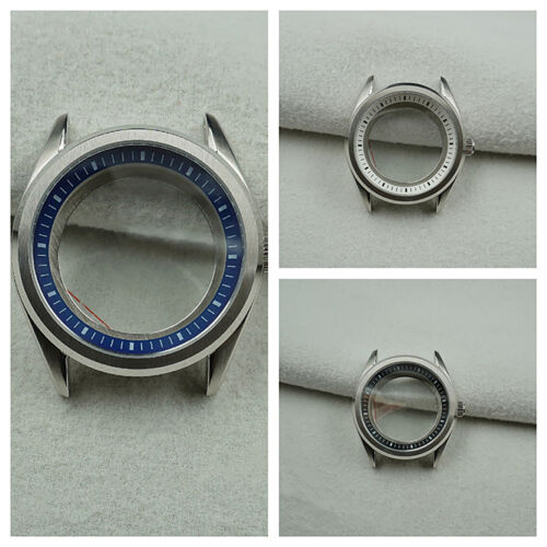 For NH35/NH36 Movement 41mm Watch Case Parts Sapphire Glass Steel Case Insert - Foto 1 di 12