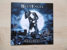 Blutengel autographs signed CD booklet "Monument Deluxe Edition"