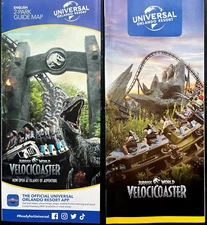 NEW 2023 Universal Orlando resort 2 Park Guide Map + Brochure
