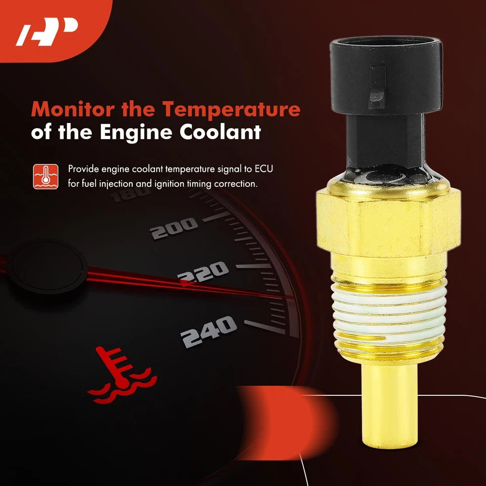 Sensor de temperatura de refrigerante de motor A-Premium para Chevy Camaro GMC Buick Pontiac Foto 2 de 4