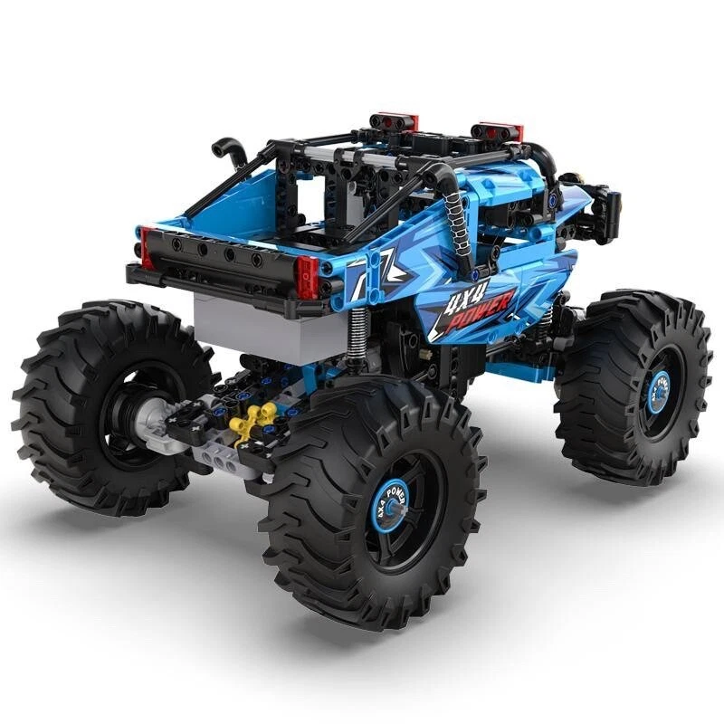 CaDA Bricks Monster Climbing Car - RC - 1:12 Scale 699 Piece Brick Kit C61008W - Image 4 of 4