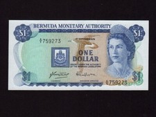 Bermuda:P-28b,1 Dollar, 1979 * Queen Elizabeth II * UNC *