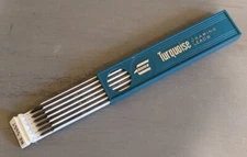 12 Piece Eagle Turquoise Filmograph Mechanical Drafting Pencil Lead - 2375 2H