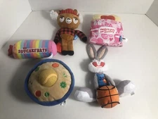 Lot Of 5 Barkbox Squeaky Dog Toys Medium Brand New without Tags