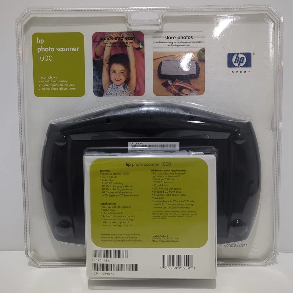 HP Photo Scanner 1000 Lifelike Photos Share Photos Scan Photos Sealed - Image 2 of 2
