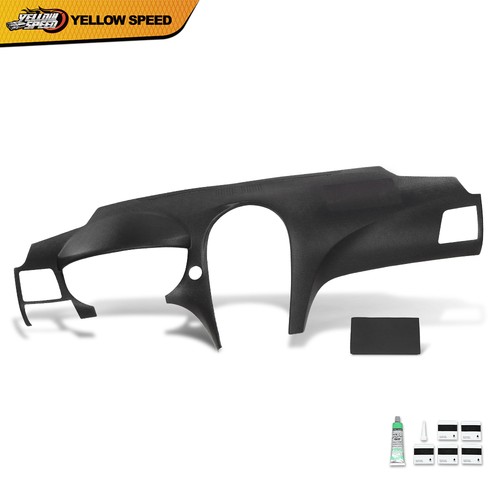 Fit For 2007-2012 Lexus ES350 Soft TPE Dashboard Black Dash Cover Overlay 