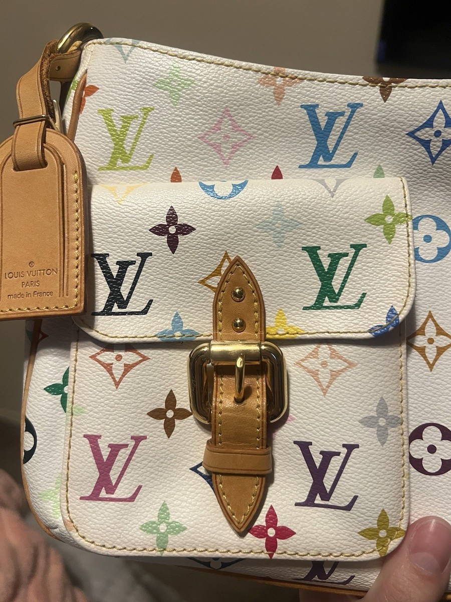 Louis Vuitton バック Louis Vuitton Multicolor lodge Shoulder Bag blanc tekashi murakami