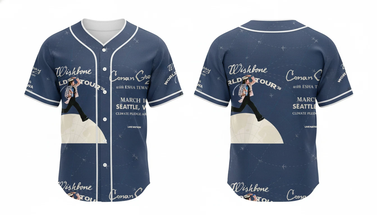 CONAN GRAY Tour 2026 Music Baseball Jersey Full Size BT782 | eBay