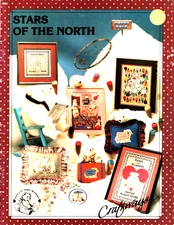 Stars of the North, Polar Bear Cross Stitch and Needlepoint Patterns, Craftways