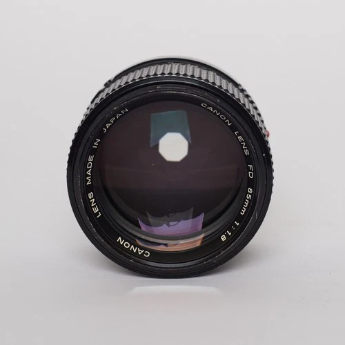 Canon NFD 85mm F1.8 85/1.8 New Fd Portrait Lens Works Good With Caps