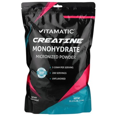 Creatine Monohydrate, Micronized Powder, Unflavored, 35.274 oz (1 kg)