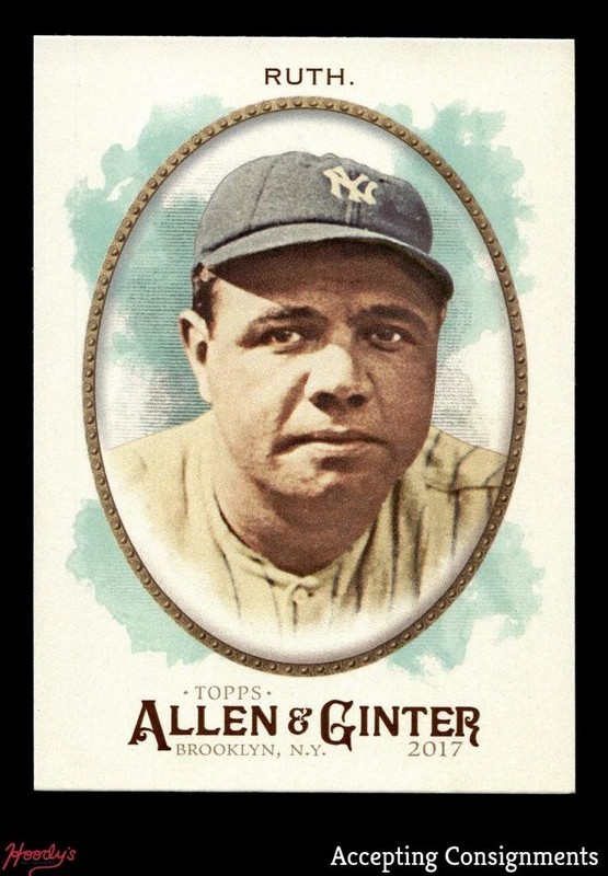 2017 Topps Allen and Ginter #4 Babe Ruth YANKEES HOF