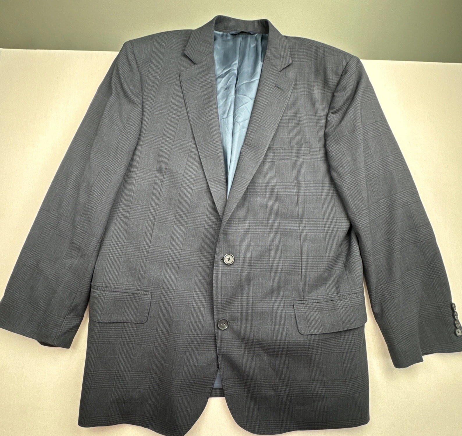 Brooks Brothers 1818 Regent Lanificio di Tollegno Blue Wool Blazer Jacket Sz 41R