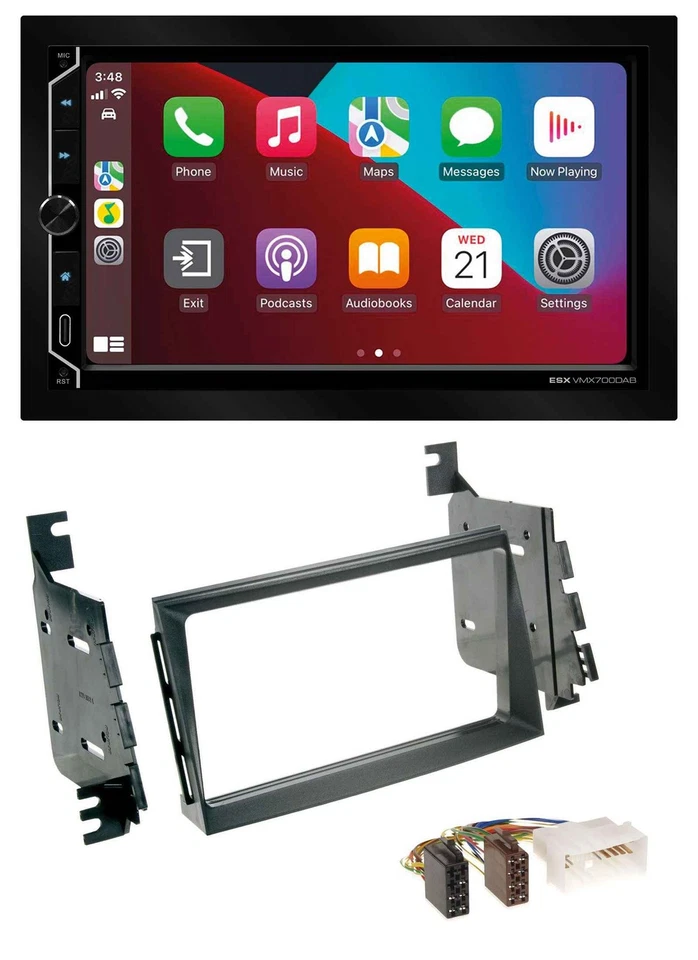 ESX 2DIN DAB USB MP3 Bluetooth Autoradio für Hyundai Azera Japan USA Grandeur 06 - Bild 1 von 4