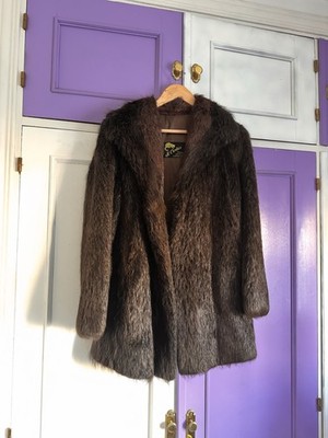 Abrigo de Piel Auténtica Visón J. Cortés Zaragoza - Vintage Mink Fur Coat
