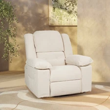 FLEXISPOT Massage Swivel Rocker Recliner Chair,  Rocking Chair with Heat and USB