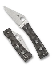 Spyderco Watu Folding Knife Satin 20CV Blade Carbon Fiber G-10 Laminate C251CFP