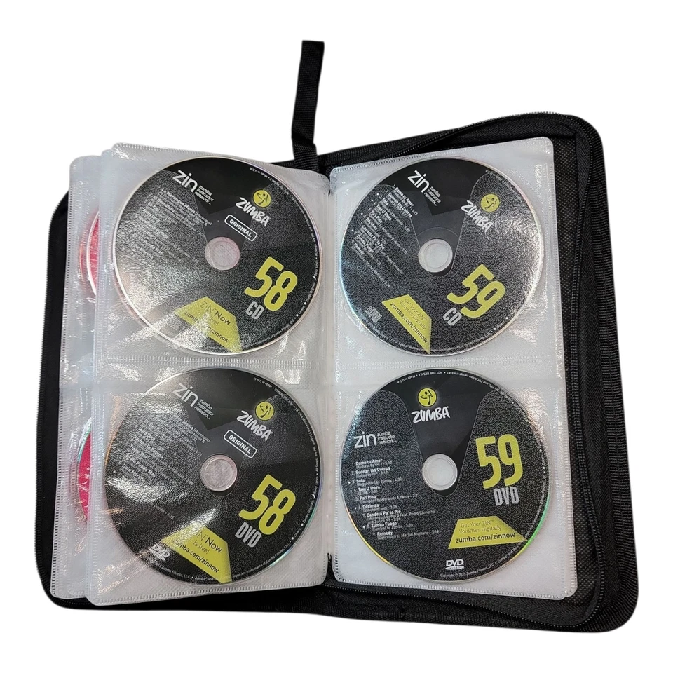 Lot of 59 Zumba Fitness Instructor Network ZIN Volume 33-60 + CD's / DVD's Sets - Image 4 of 4