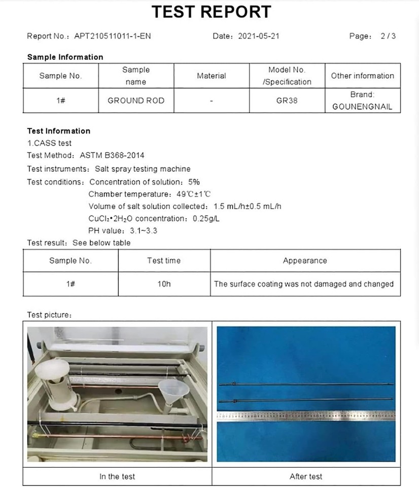 4' Ground Rod 3/8