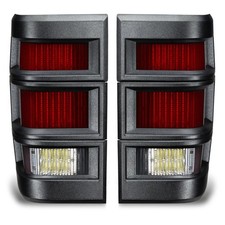 Oracle Led Tail Lights Taillights Standard Red Lens Fits Select Jeep Comanche Mj