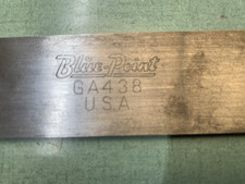 Blue-point Ga438 18 Precision Straight Edge Usa Snap-on Machinist Tool W Case