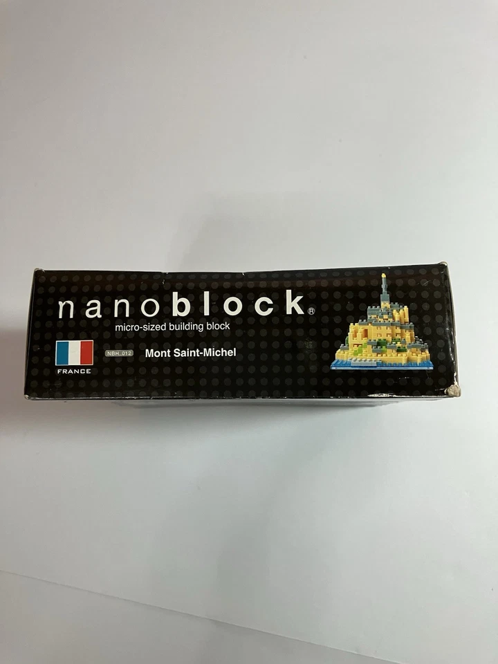 Nanoblock Micro-Sized Building Blocks Mont Saint-Michel France Unopened Box - Image 4 of 4