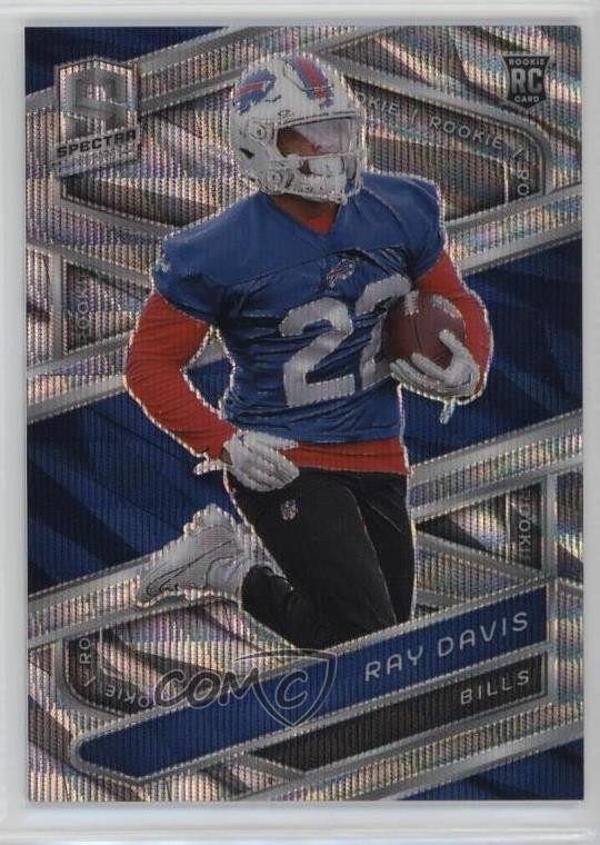 2024 Panini Spectra Rookies Wave Prizm 7/11 Ray Davis #147 Rookie RC