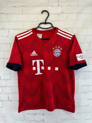 BAYERN MUNICH 2018 2019 FOOTBALL SHIRT JERSEY HOME ADIDAS ORIGINAL SIZE YOUNG L