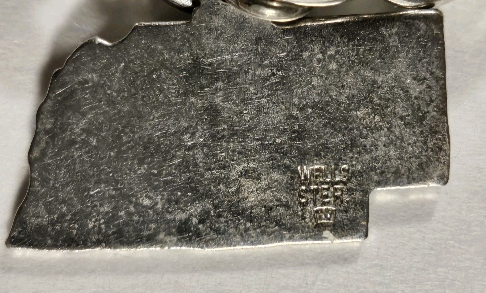 Sterling Silver Double Round Ring  Charm Chain Br… - image 6