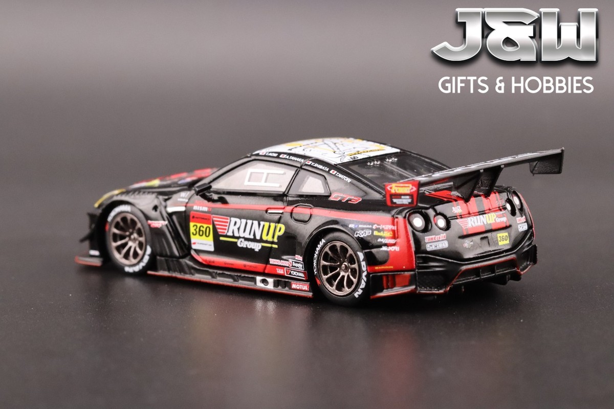 MINI GT Nissan GT-R NISMO GT3 #360 RUNUP RIVAUX GT-R TOMEI SPORTS