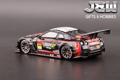 MINI GT Nissan GT-R NISMO GT3 #360 RUNUP RIVAUX GT-R TOMEI SPORTS