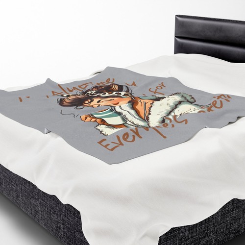 My Alone Time Is For Everyone's Safety Mother's Day Velvet Plush Blanket 60x80 - Picture 22 of 25