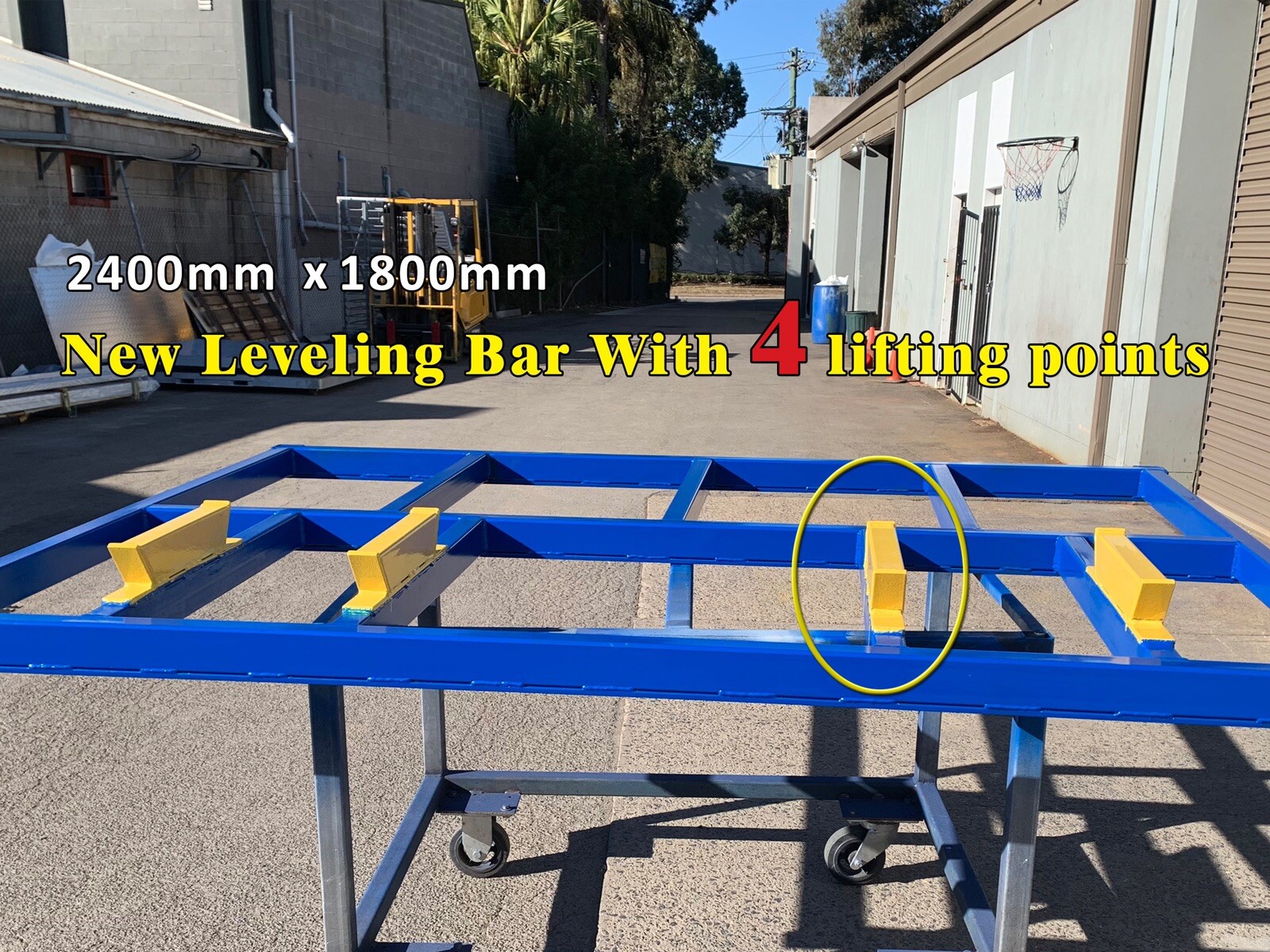 New Leveling Spreader Bars 2400mm X 1600mm 4in1 Bucket 75x50x3mm+10mm