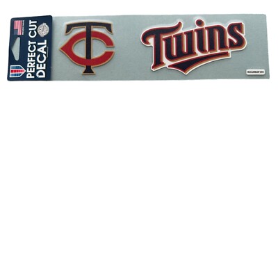 Wincraft MLB Minnesota Twins WCR40451015 Perfect Cut Decals 3'' x 10''