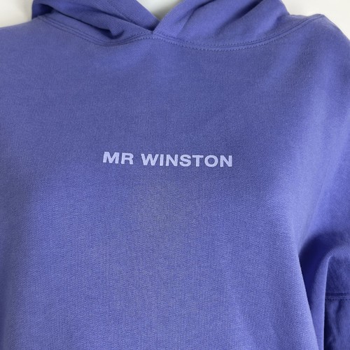 Mr Winston Sport hoodie purple lilac sz S winter cosy active pullover jumper - Picture 3 of 11