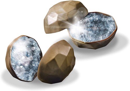 Grow Your Own Crystal Geodes STEM Kit KidzLabs Make Beautiful Sparking Crystals - Picture 4 of 5